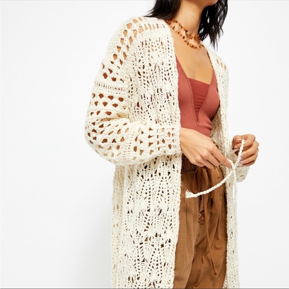 Free People Sweet Talker Cardigan, Large - Picture 2 of 6